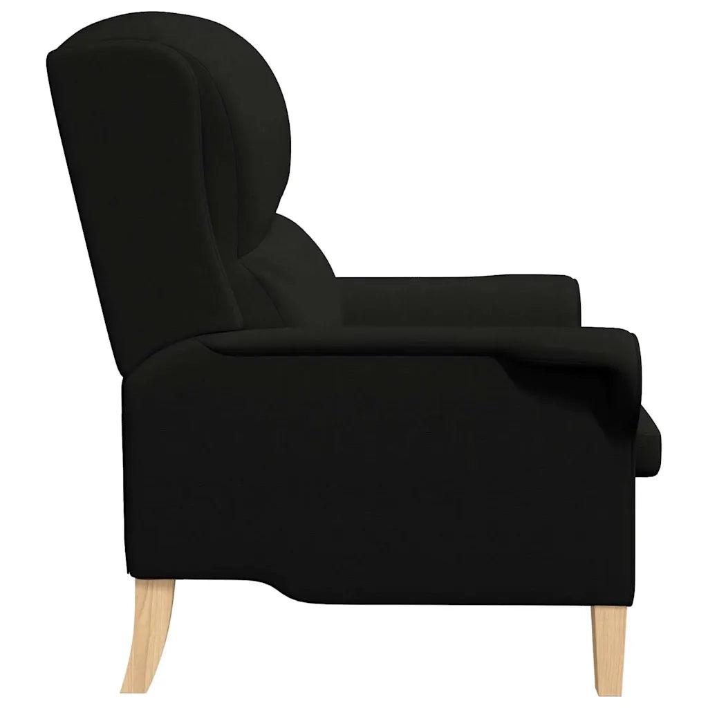 Divano Sedia-Poltrona-Poltroncina Nero Tessuto 814265
