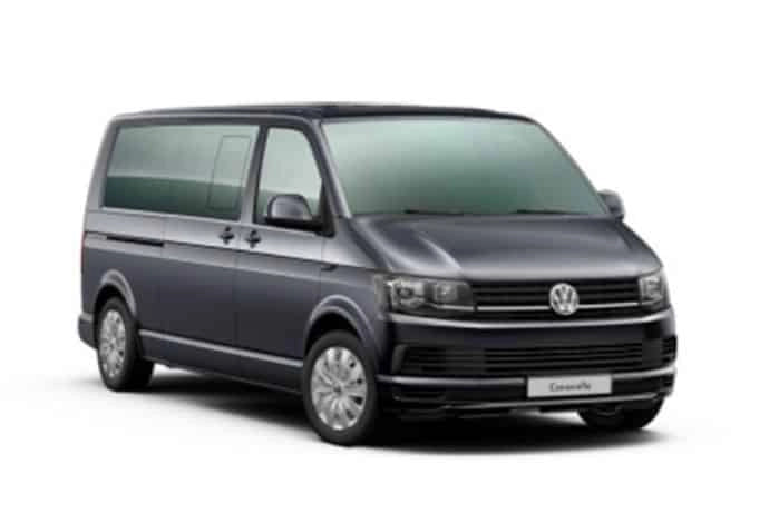 Tappeti in Gomma Anteriori per VW T6.1 Transporter-Caravelle dal 2019 al 2021 + TUNNEL