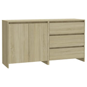 Credenze 2 pz | Madia | Buffet da pranzo | Armadio da pranzo Rovere Sonoma in Legno Multistrato