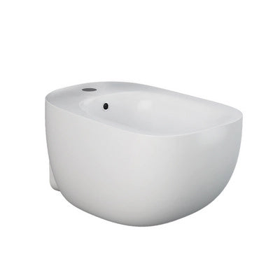 Bidet sospeso Illusion con fissaggio nascosto e rubinetto integrato