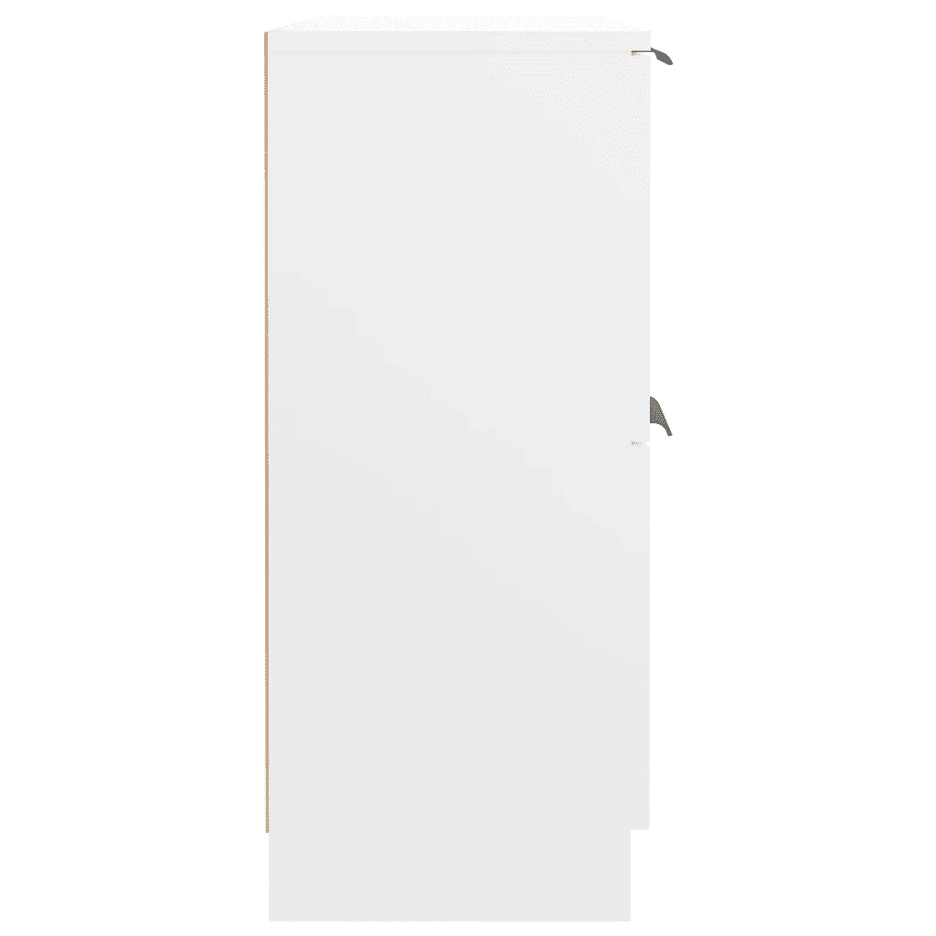 Credenza Bianca 60x30x70 cm in Legno Multistrato cod mxl 63844