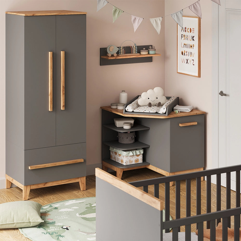 Vitalispa Fasciatoio Grigio/Artisan 85 x 85.2 cm con porta