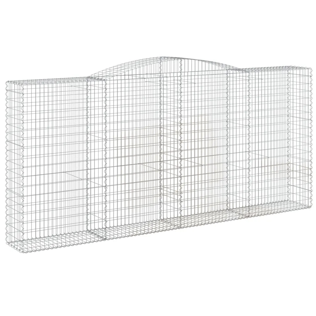 Cesto Gabbione ad Arco 400x50x180/200 cm Ferro Zincatocod mxl 129374