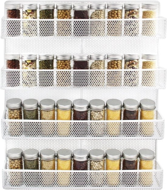 Organizzatore di Cucina a Parete 4 Livelli - Risparmia Spazio