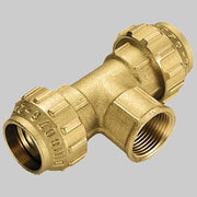 RACCORDO A TEE FEMMINA COBRA RING  25 x 3/4 x 25     TIEMME