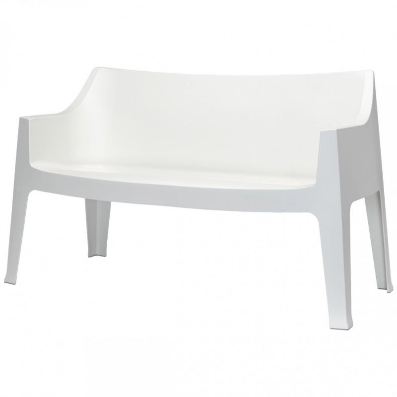 SET DUE DIVANO COCCOLONA TECNOPOLIMERO SCAB DESIGN - Rosso 40