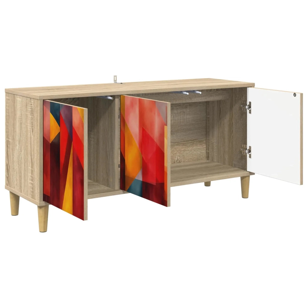 Mobile TV HEESCH 102 x 33 x 50 cm Sonoma Legno ingegnerizzato 8007078