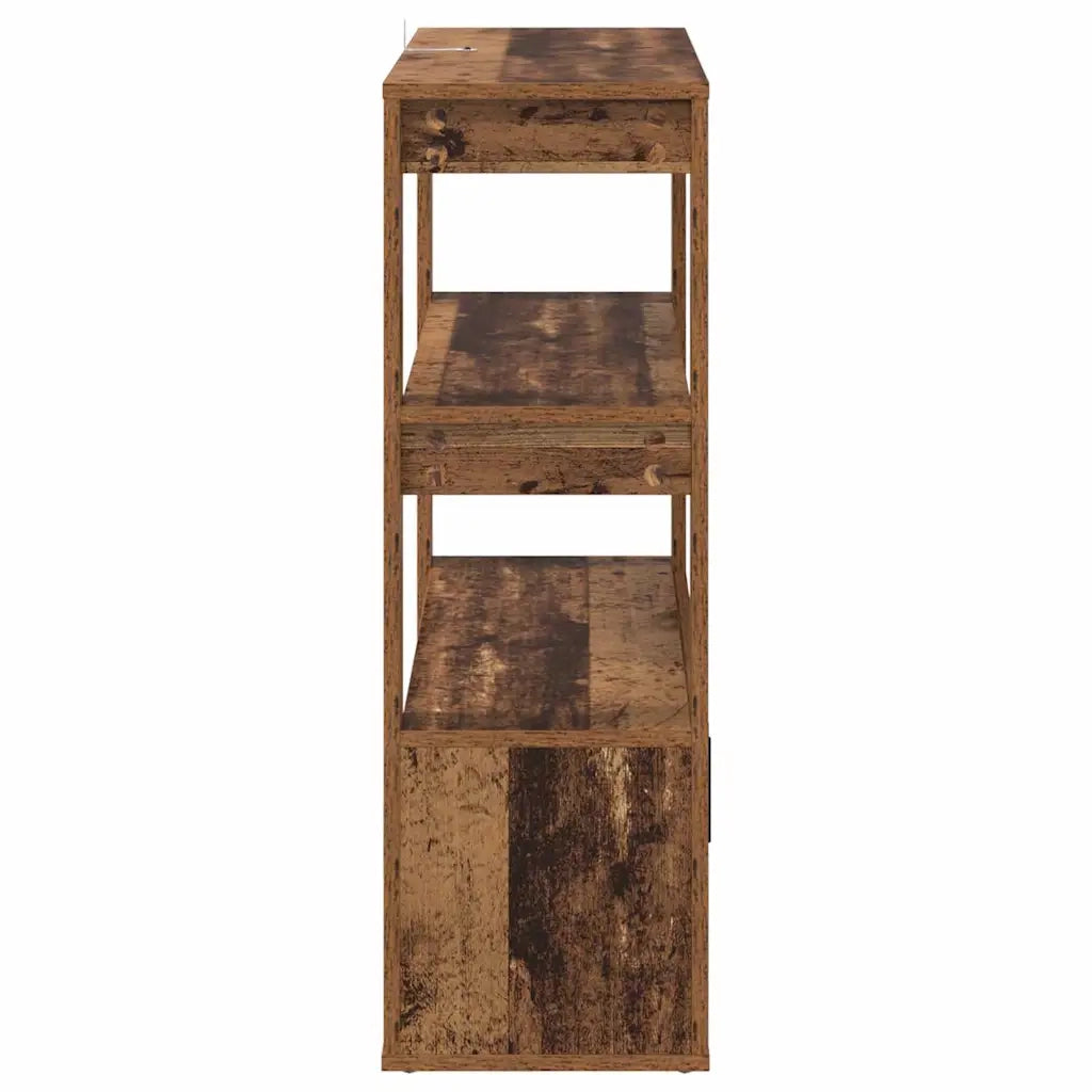 Credenza-Buffet-Armadio da cucina Legno vecchio 30 x 80 x 90 cm Legno multistrato