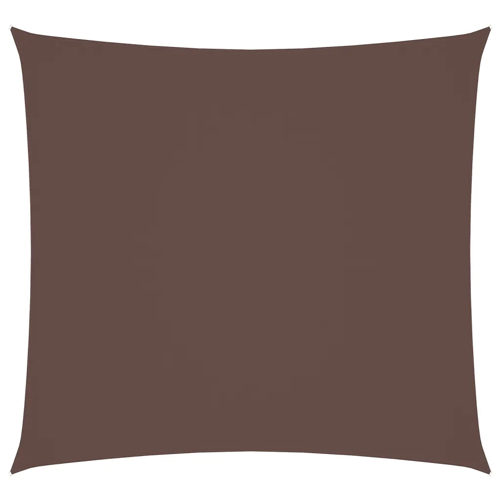 Vela Parasole | Telo Ombra | Vela da ombra in Tela Oxford Quadrata 4x4 m Marrone