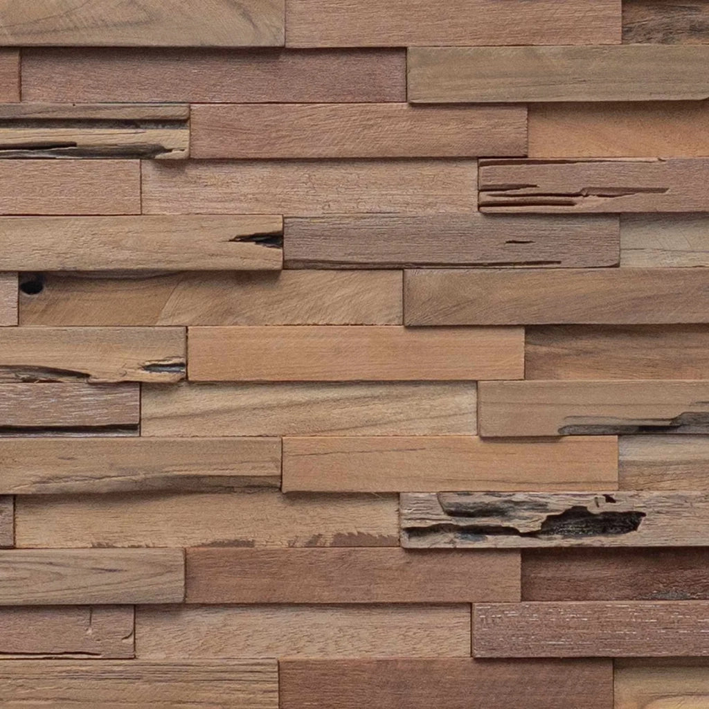 Testiera Naturale Legno di teak solido