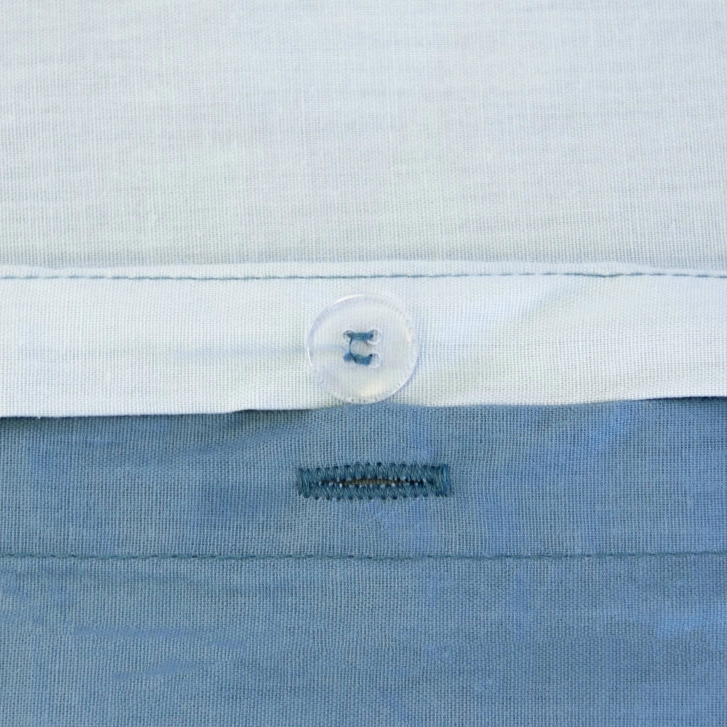 Set biancheria da letto cotone a righe bianco e verde, 2 posti