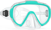 Duikbril per bambini da 4 a 16 anni con visuale panoramica 180 gradi e maschera da nuoto impermeabile