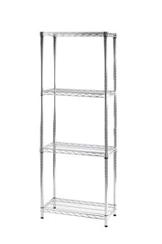Archimede scaffale metallico scaffale 4 ripiani cm 36 x 61 x h. 168 cucina bagno garage cabina armadio
