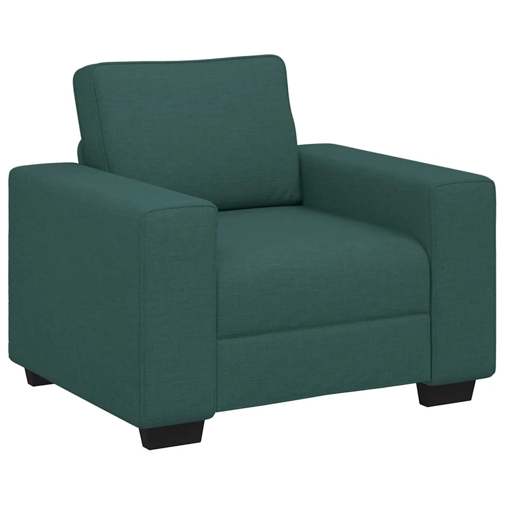 Divano Sedia-Poltrona Verde Scuro 100x77x82 cm in Tessuto