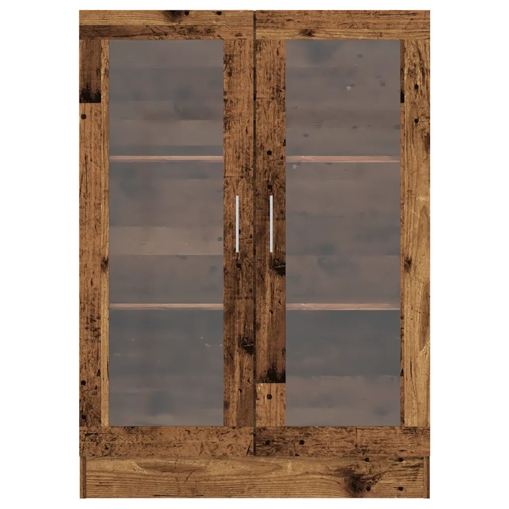 Libreria-Scaffale per Libri-Mobile di Stoccaggio Legno Antico 82,5x30,5x115 cm in Truciolato 576371