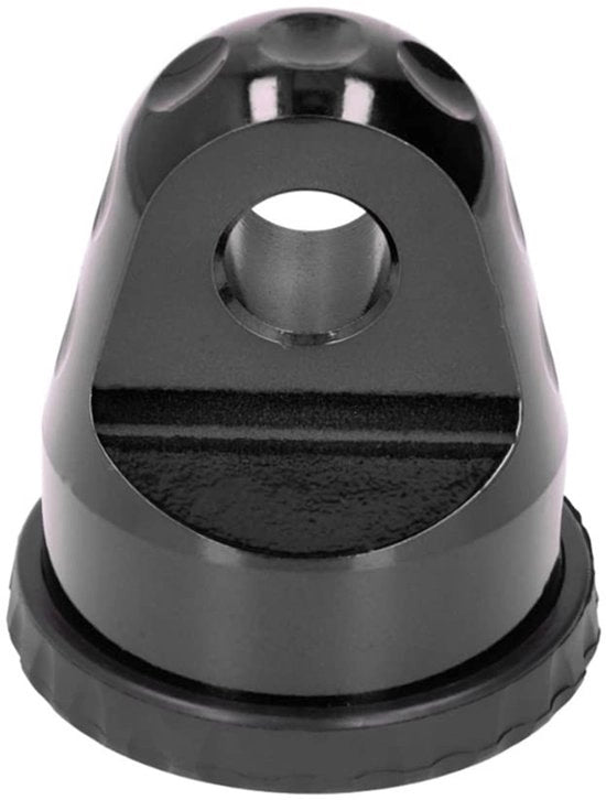 Lierhaak in Alluminio con Piastra di Supporto in Gomma Antiscivolo - Capacità di Sostegno 2000 LB - Colori disponibili: Nero/Rosso/Argento/Azzurro - Resistente agli Aterramento e Duraturo - Lierbeugel