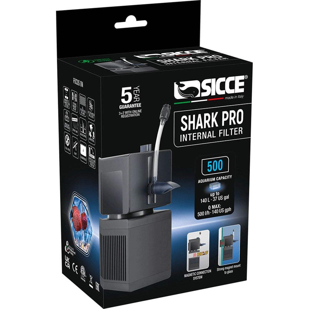 Sicce Shark PRO 500 - Filtro Interno Modulare con supporto magnetico