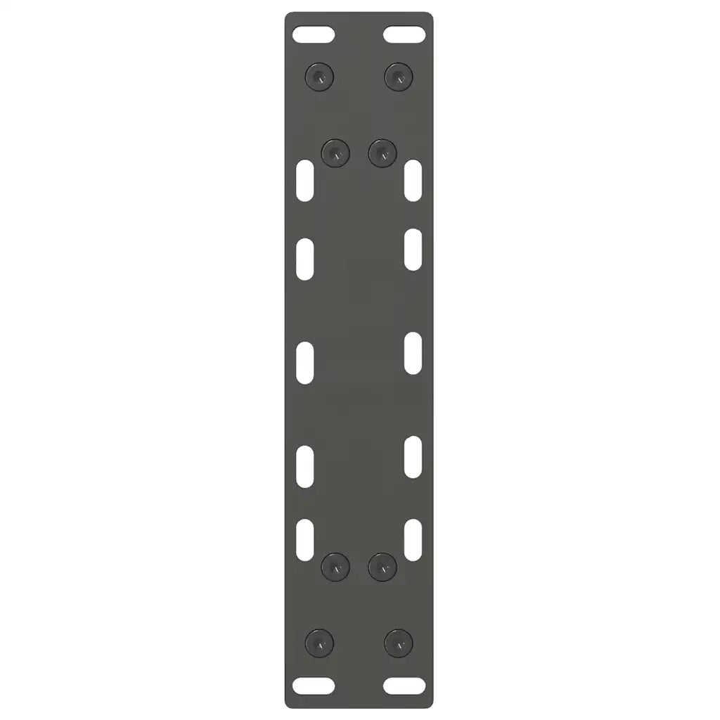Gambe per tavolo consolle antracite 2 pz 28x(72-73) cm in acciaio 4013294