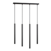 Lampada a sospensione Selter in acciaio nero opaco
