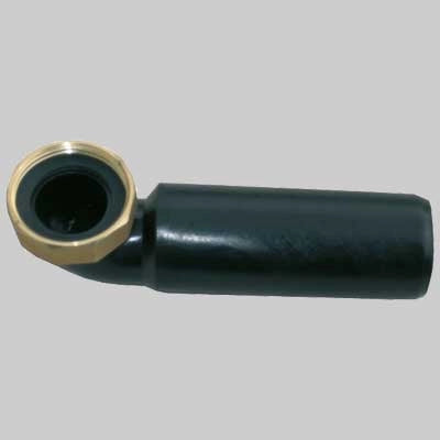 CODOLO CURVO IN PEHD CON DADO IN OTTONE  11/2 Ø 40     BONOMINI
