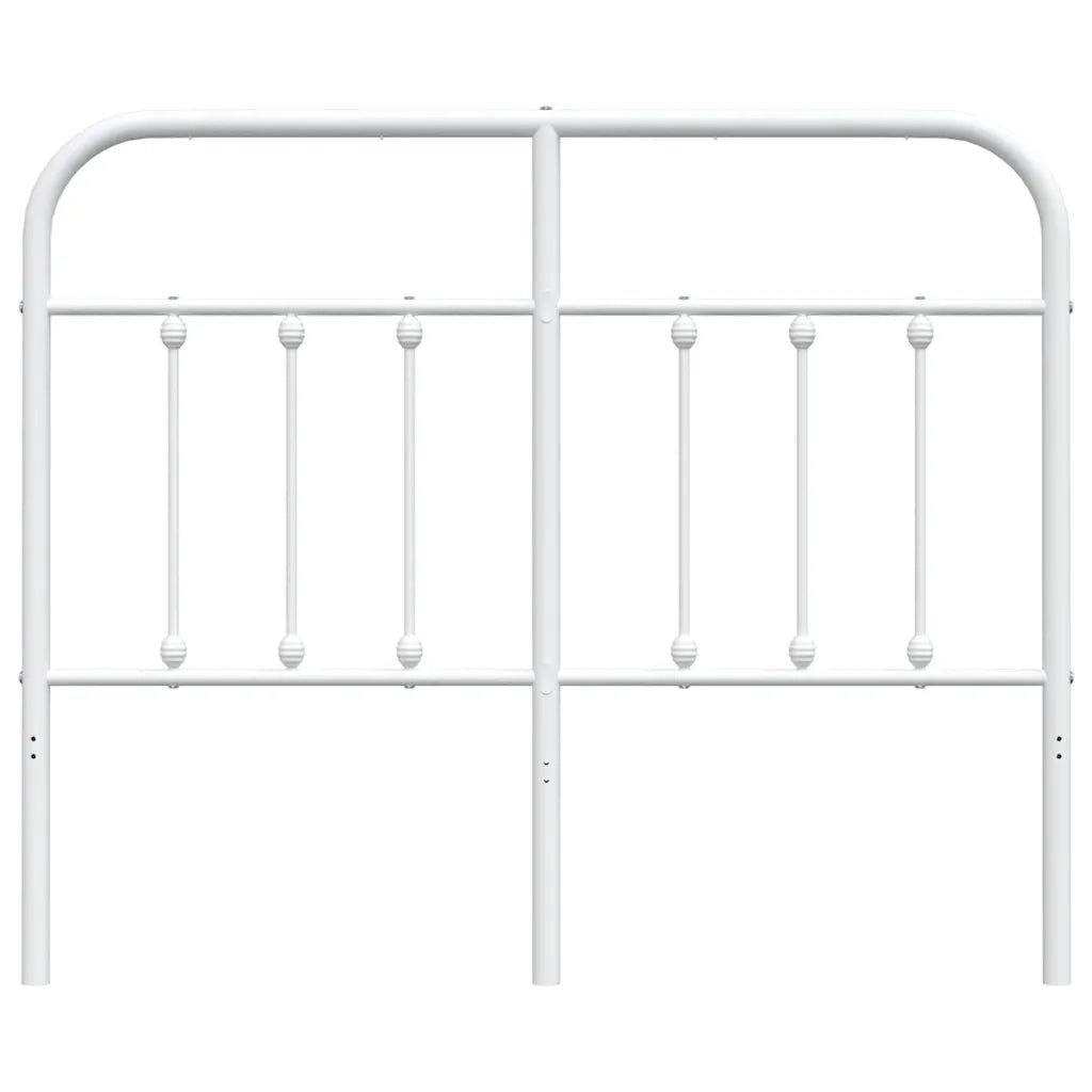 Testiera di Ricambio in Metallo Bianco 120 cm 352658
