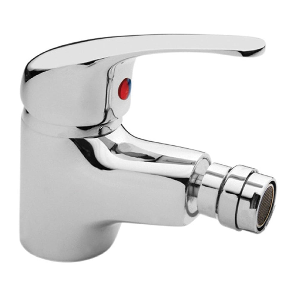 Miscelatore rubinetto monocomando per bidet da bagno ottone cromato