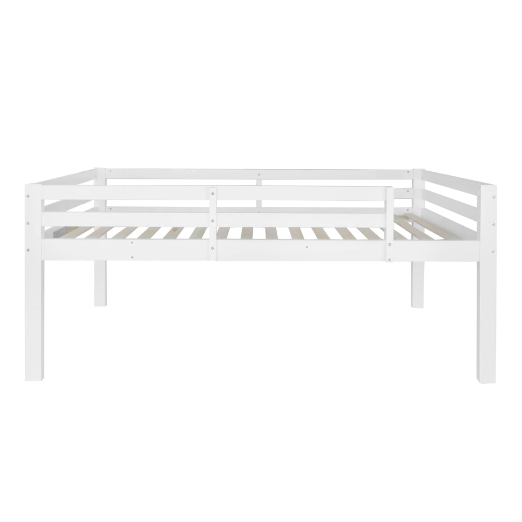 LETTO A CASTELLO 90x200 cm in pino bianco, divisibile in 2 letti singoli
