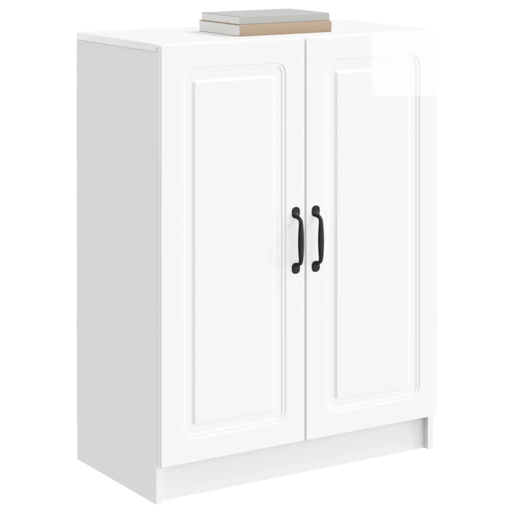 Credenza Bianco Lucido 66 x 34,5 x 87 cm Legno ingegnerizzato 895739