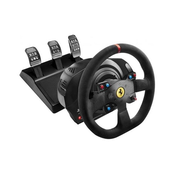 Thrustmaster t300 ferrari integral racing wheel alcantara edition sterzo + pedali pc,playstation 4,playstation 3 analogico/digitale nero - 4160652
