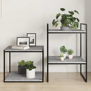 Ripiani per Libreria 8pz Grigio Cemento 40x50x1,5cm Multistrato 805195