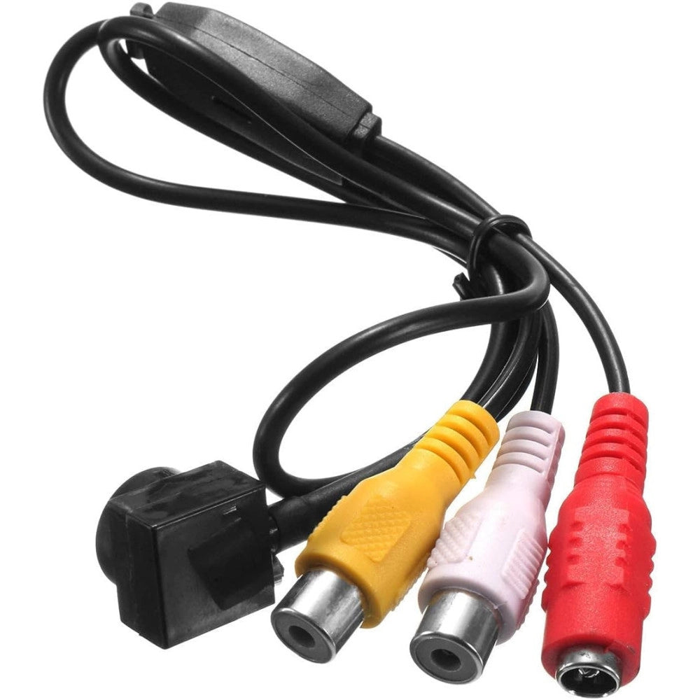 Trade Shop - Micro Telecamera Mini Camera A Colori Cam Spia Spy Con Microfono Per Audio -
