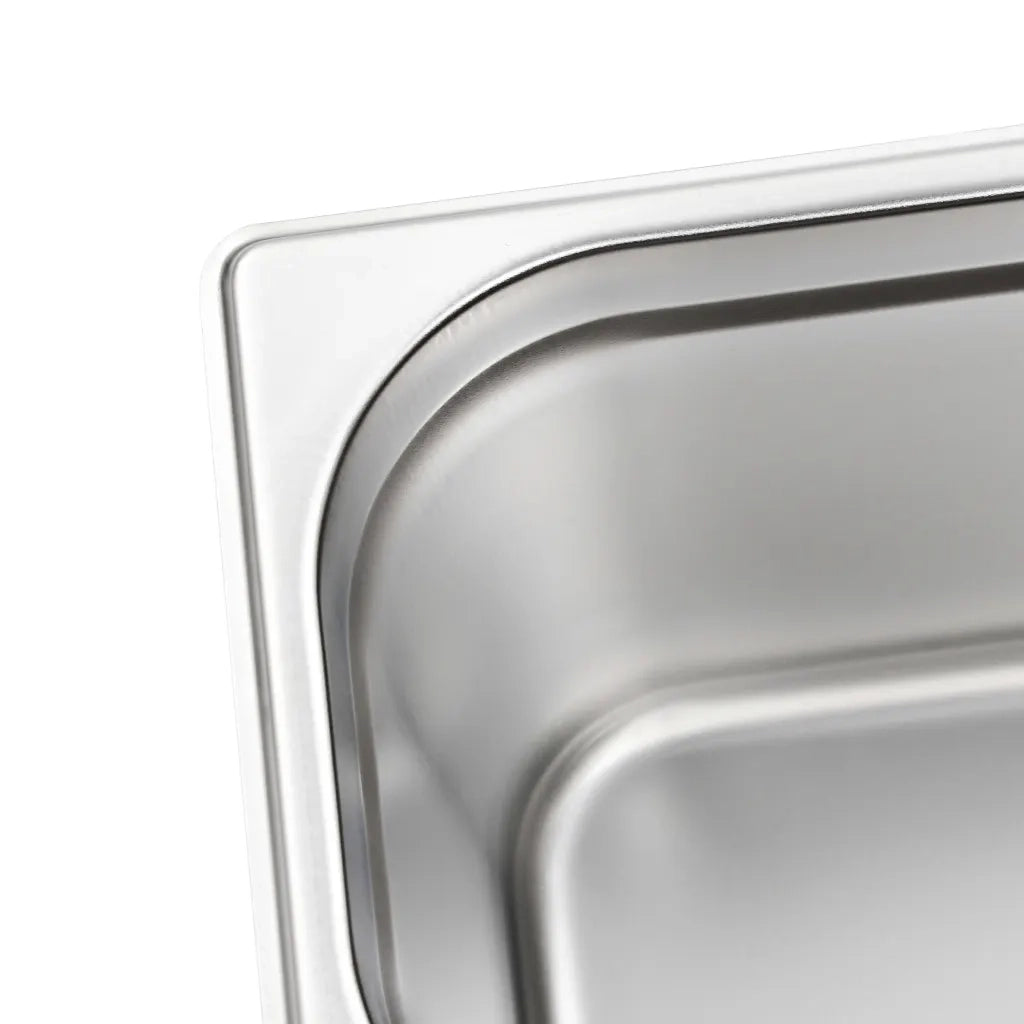 Contenitori Gastronorm 4 pz GN 1/3 200 mm in Acciaio Inox 50897