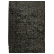 Tappeto del soggiorno | Tappeto a Pelo Lucido Lungo ISTAN Effetto Antracite 120x170 cm