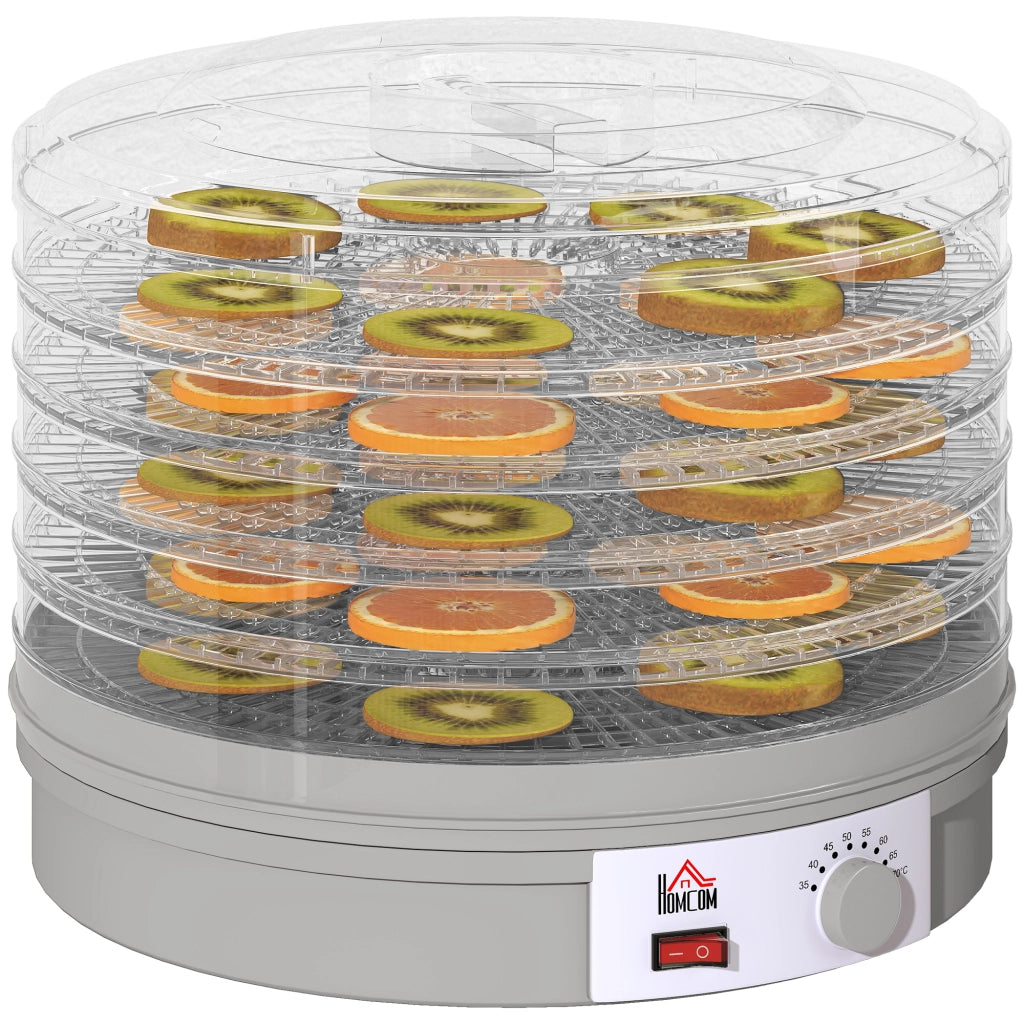 Essiccatore Alimentare 5 Ripiani ¨C zephmum ¨C Grigio 245W