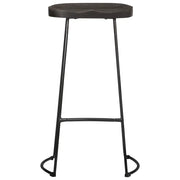 Sgabelli da Bar 2 pz Neri 45x40x78 cm Legno Massello di Mango 4013527