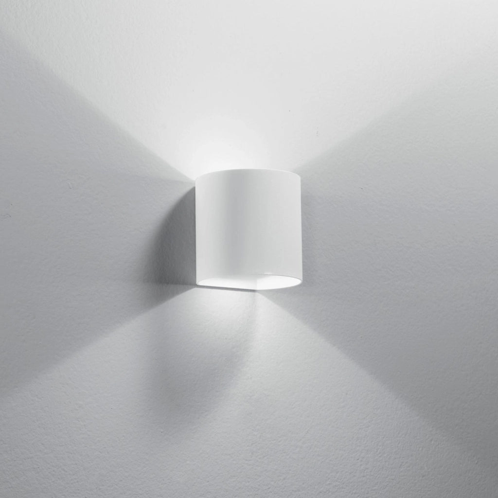 APPLIQUE BIEMISSIONE LED GOLF BIANCA 7W 840LM CCT 3000K / 4000K IP54 11X11X9,5CM