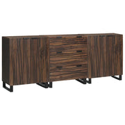 Set di mobili per il bagno 3 pcs Marrone Legno multistrato 3310053