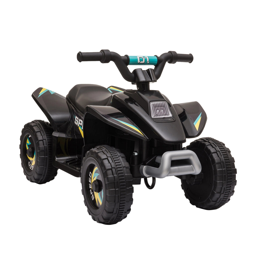 Tavolo Quad Elettrico per Bambini 18-36 Mesi ¨C zephmum ¨C Nero, 72x40x45.5 cm