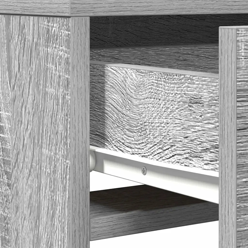 Toeletta | Tavolo da Trucco Grigio 50 x 41 x 140 cm Legno multistrato