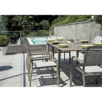 Set di due Sedie in alluminio Viareggio MOIA tortora