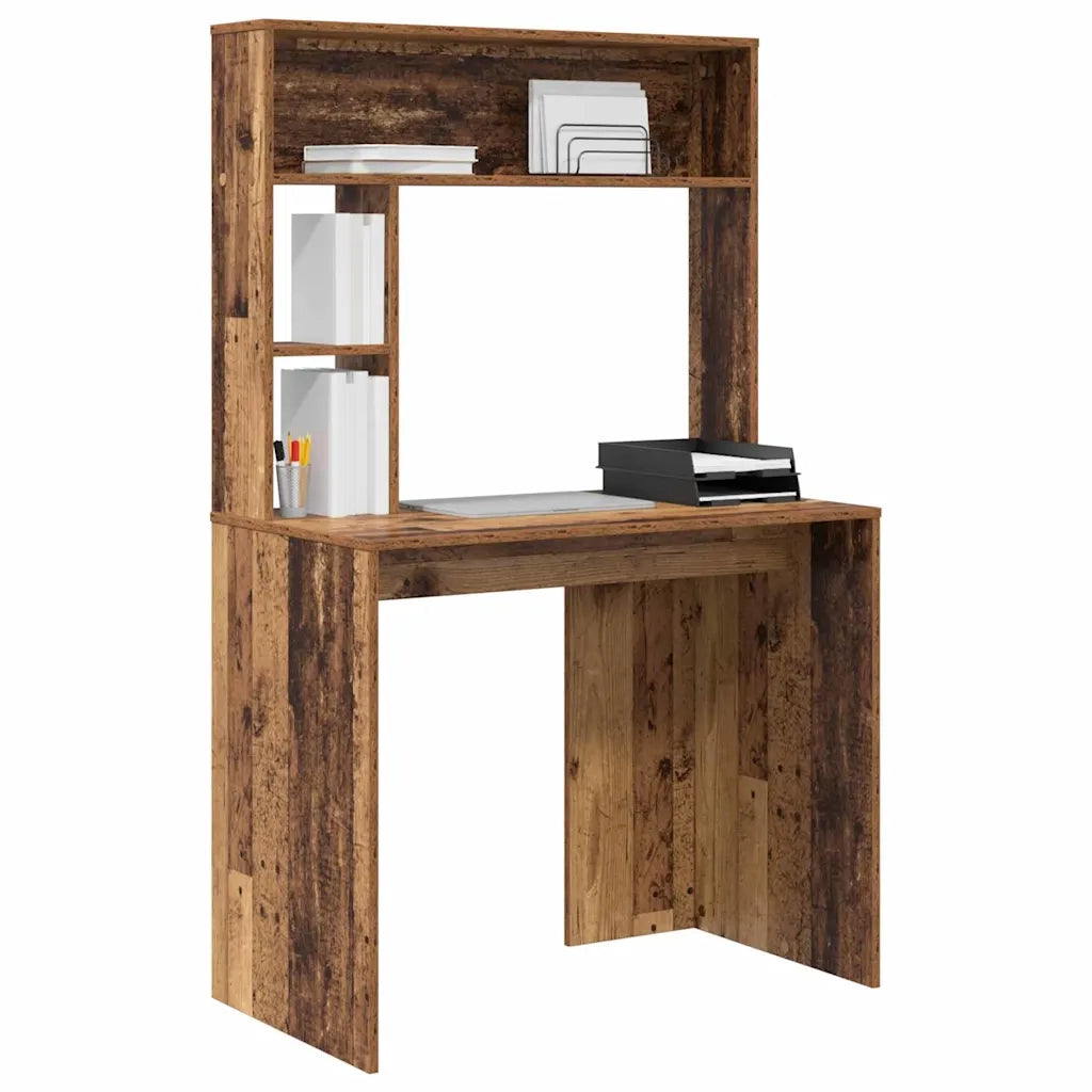 Scrivania | Tavolo da Ufficio Legno vecchio 91 x 50 x 149 cm Legno multistrato