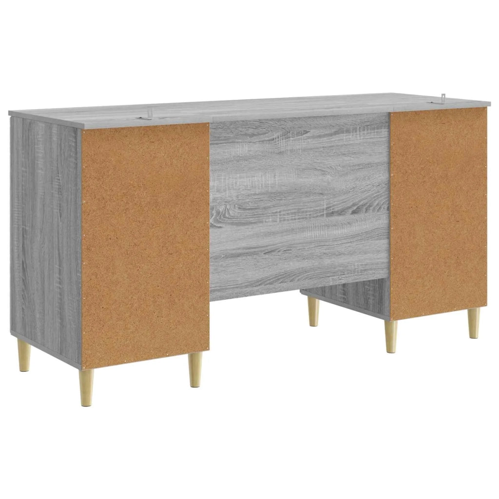 Scrivania Sonoma grigio 142,5 x 50 x 75 cm Legno ingegnerizzato 3414618