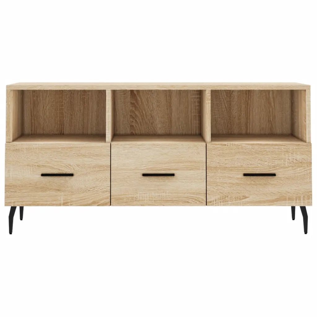 Mobile Porta TV Rovere Sonoma 102x36x50 cm in Legno Multistrato