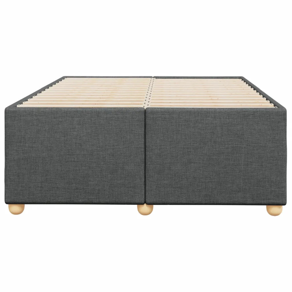 Giroletto senza Materasso Grigio Scuro 120x200 cm Tessuto 3284723