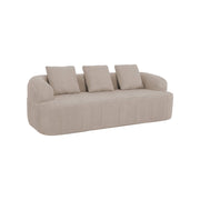 Divano in tessuto, 3 posti, beige