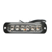 Lampada di ingombro a LED 12-24V, 6W, gialla, 6 LED 110x30x12mm