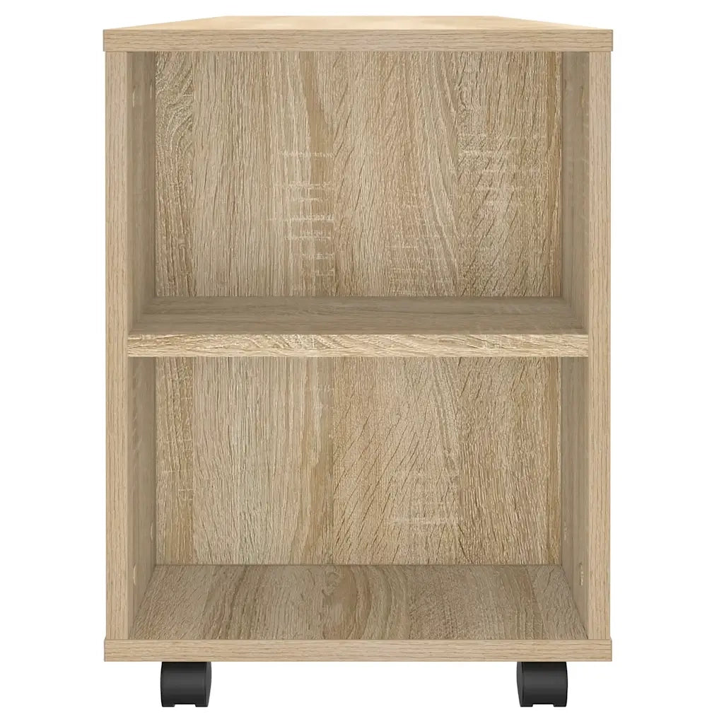 Mobile TV Rovere Sonoma 102x34,5x43 cm in Legno Multistrato