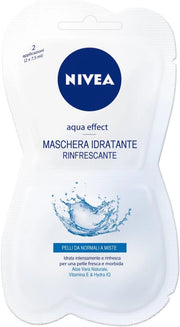 NIVEA MASCHERA IDRATANTE E RINFRESCANTE PER IL VISO IN FORMATO MONODOSE DA 15 ML