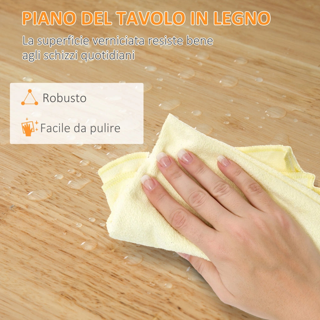 Carrello da Cucina con 3 Cassetti e 3 Ripiani Aperti ¨C Zephmum ¨C Legno Bianco 67x37x85.5 cm