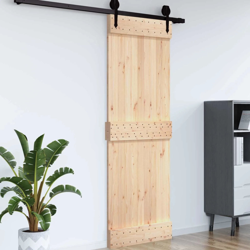 Porta NARVIK Naturale 85 x 210 cm Legno di pino solido 42047084